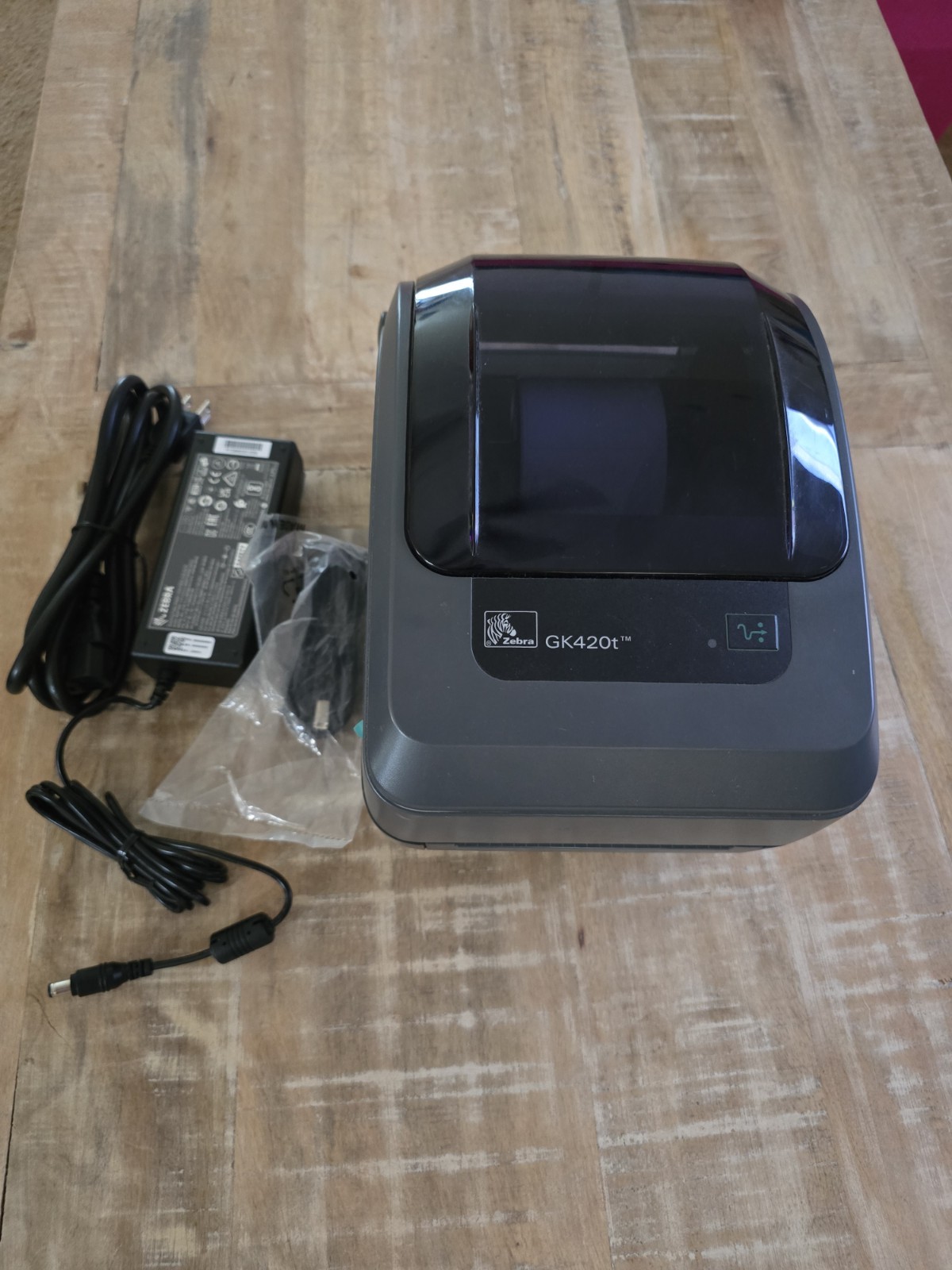 Zebra GK420t Thermal Label Printer includes Power & USB - Excellent Condition