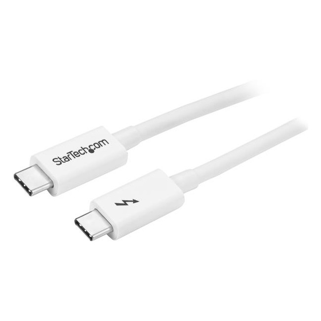 StarTech TBLT3MM1MW 1m Thunderbolt 3 Cable 20Gbps White