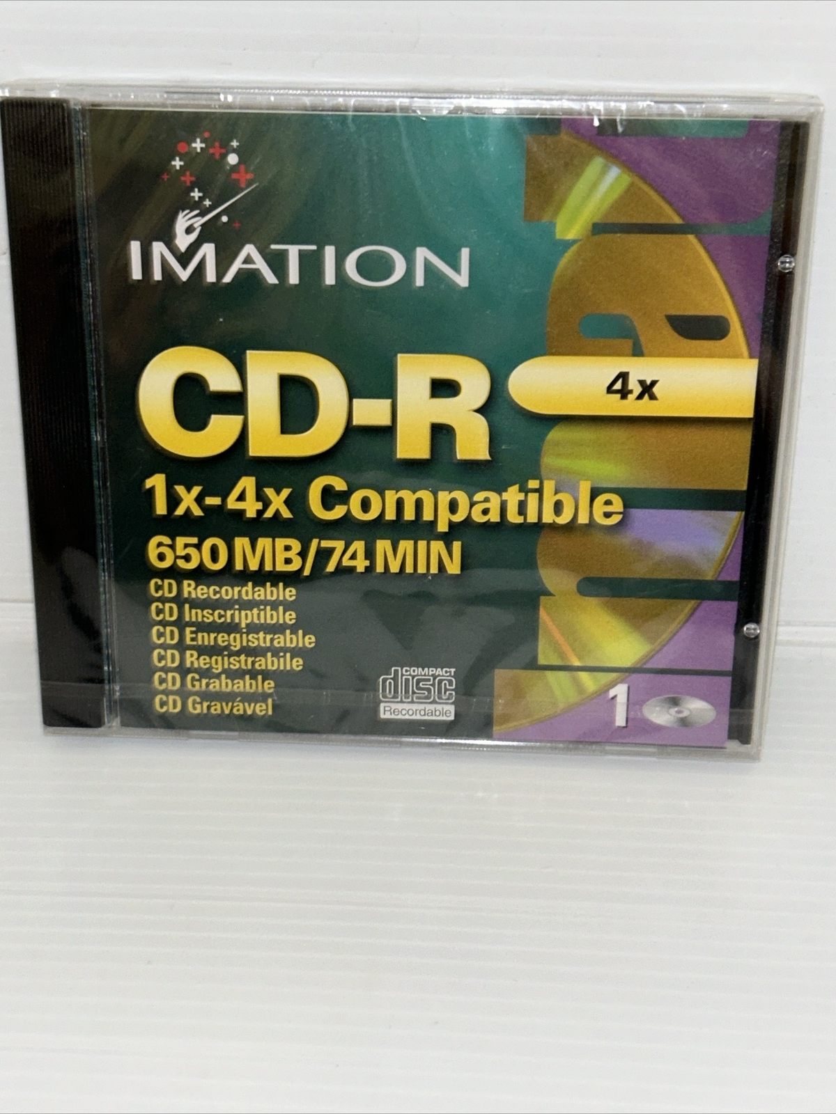 Imation CD-R 1x-4x Compatible 650Mb 74 Minutes New Sealed