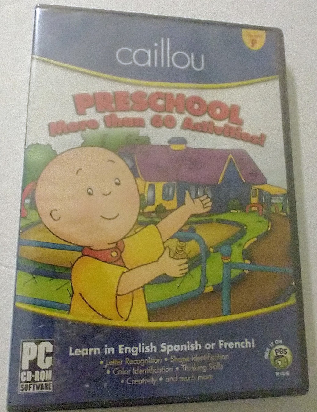 Caillou: Preschool More Than 60 Activities  [PC CD-ROM Software] PBS NEW SEALED