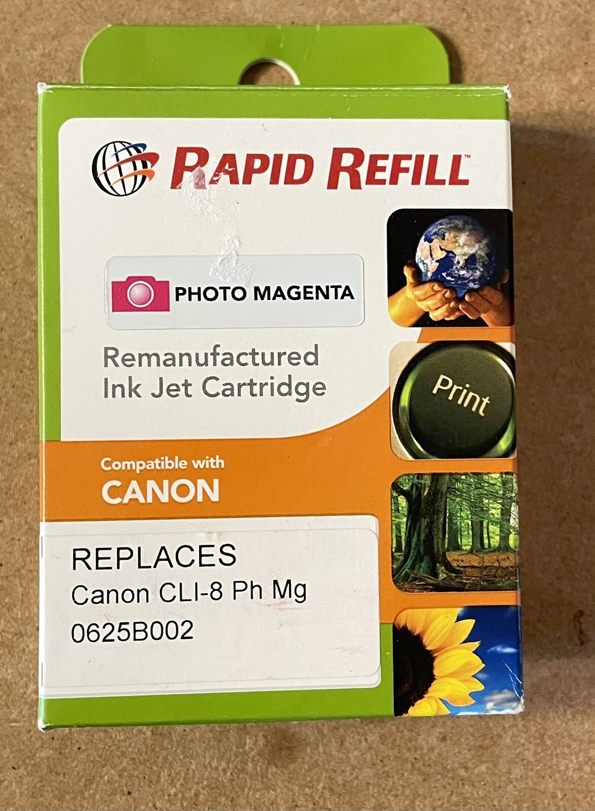 Canon CLI-8 Printer Ink jet Cartridge Magenta Rapid Refil Brand New in Box