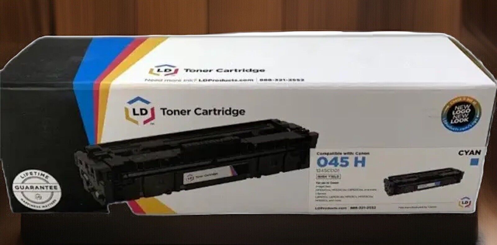 New  LD Products Toner High Yield Cyan Cartridge 045H/1245C001 Canon Compatible