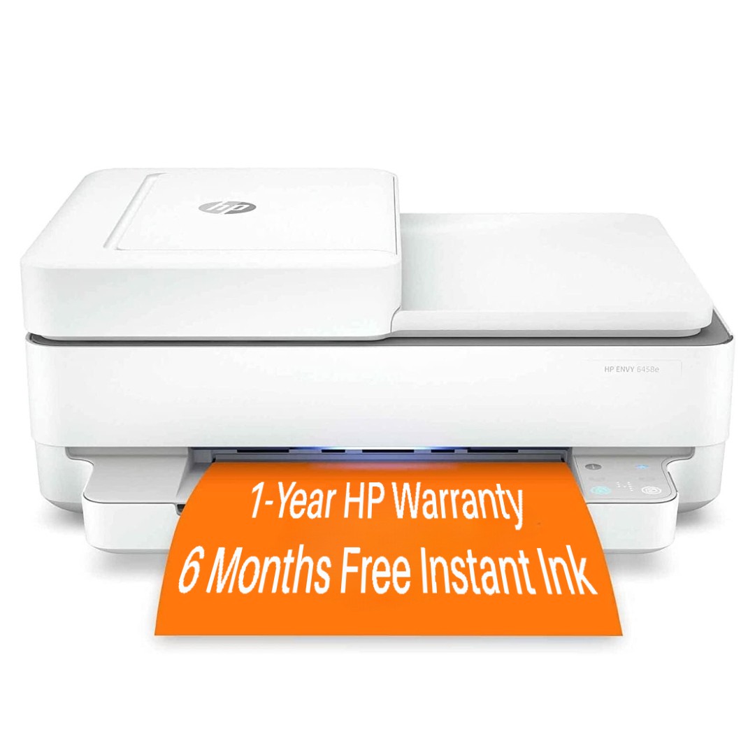 HP ENVY 6458e All-in-One Printer Wireless Inkjet Copy Scan Fax Printing - 223R3A