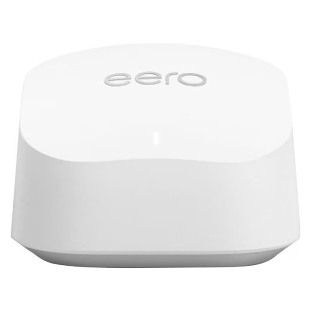 EERO 6+ Dual Band Mesh Wi-Fi Router Speeds Up To 1 Gbps 1,500 Sq Ft - White