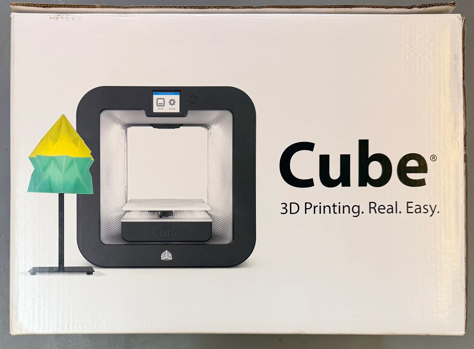 3D Systems Cube 3D Printer, 3rd Gen Cartridge, 6" x 6" x 6", Windows & Mac (NEW)