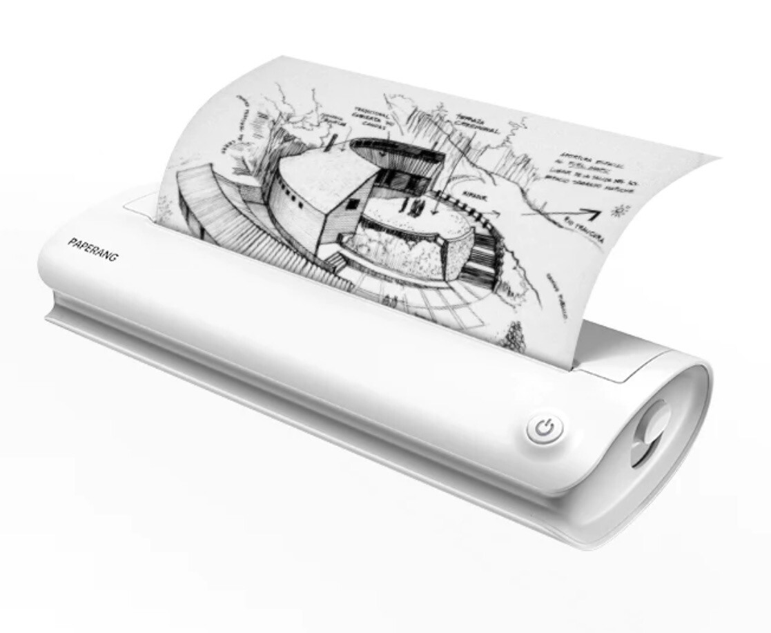 Paperang F1S GO Portable Printer w/ 300dpi Resolution (8.5" X 11") Bluetooth