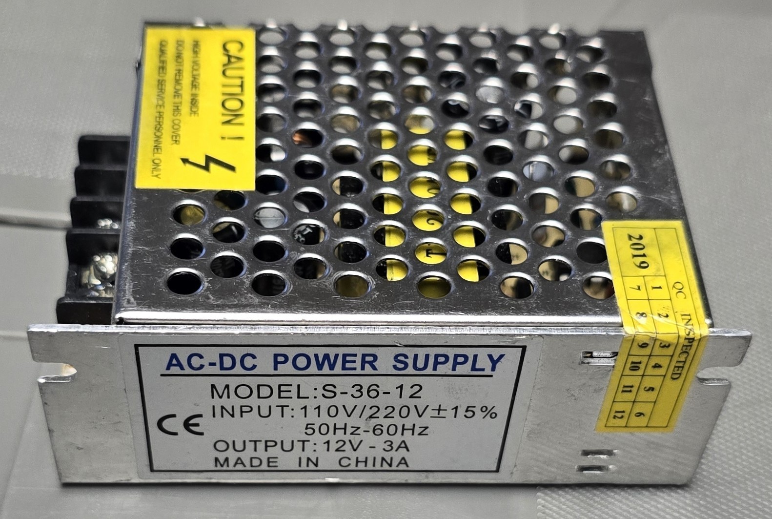 S-36-12 12V 3A 36W Switching Power Supply New