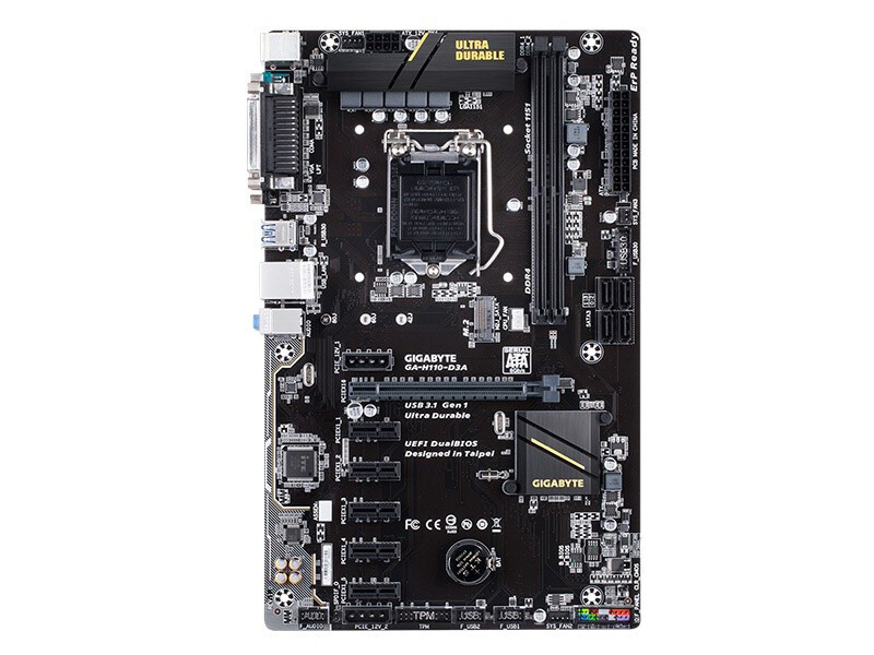 Gigabyte GA-H110-D3A Motherboard LGA1151 DDR4 ATX Mainboard