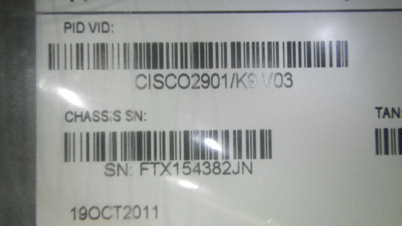 Cisco 2901-SEC/K9 ISR Router Security License 2900 15.1 IOS  *1-Year Warranty*