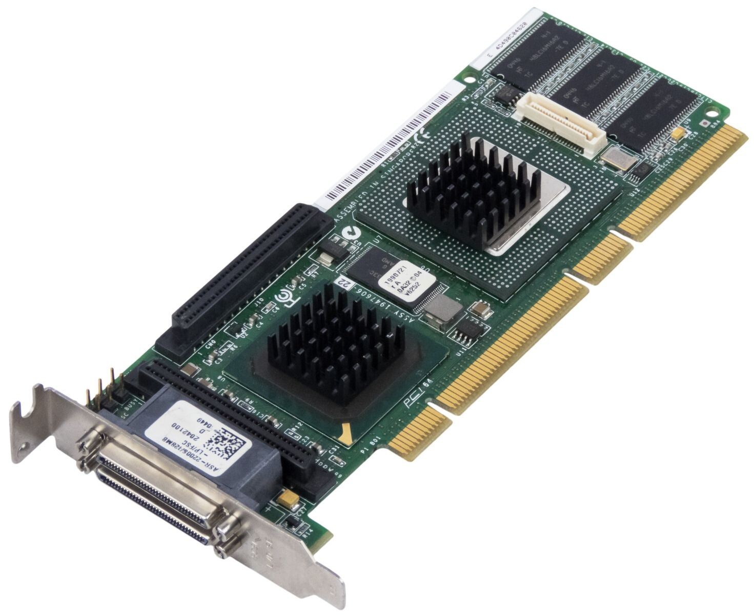 Controller Adaptec ASR-2200S/128MB RAID SCSI PCI LP