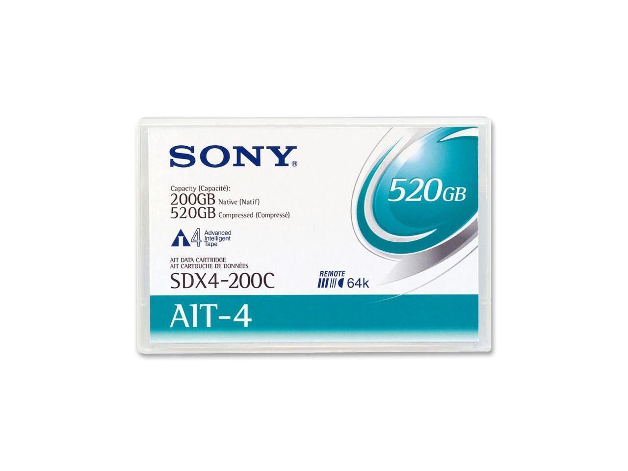 SONY SDX4200CWW 200/520GB AIT4 Tape Media 1 Pack