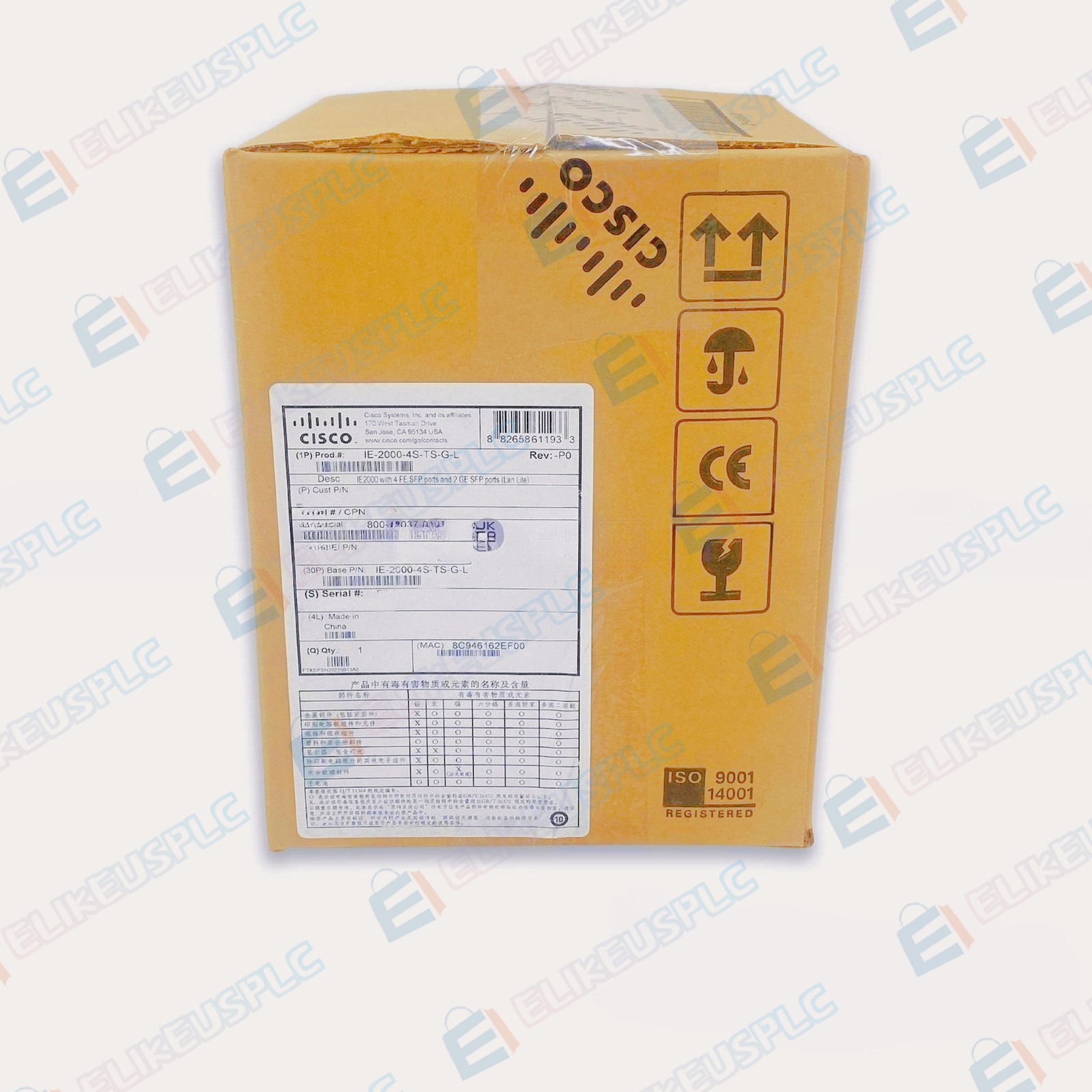 Cisco Industrial IE-2000-4S-TS-G-L Ethernet 2000 Switch New Sealed   MMD0