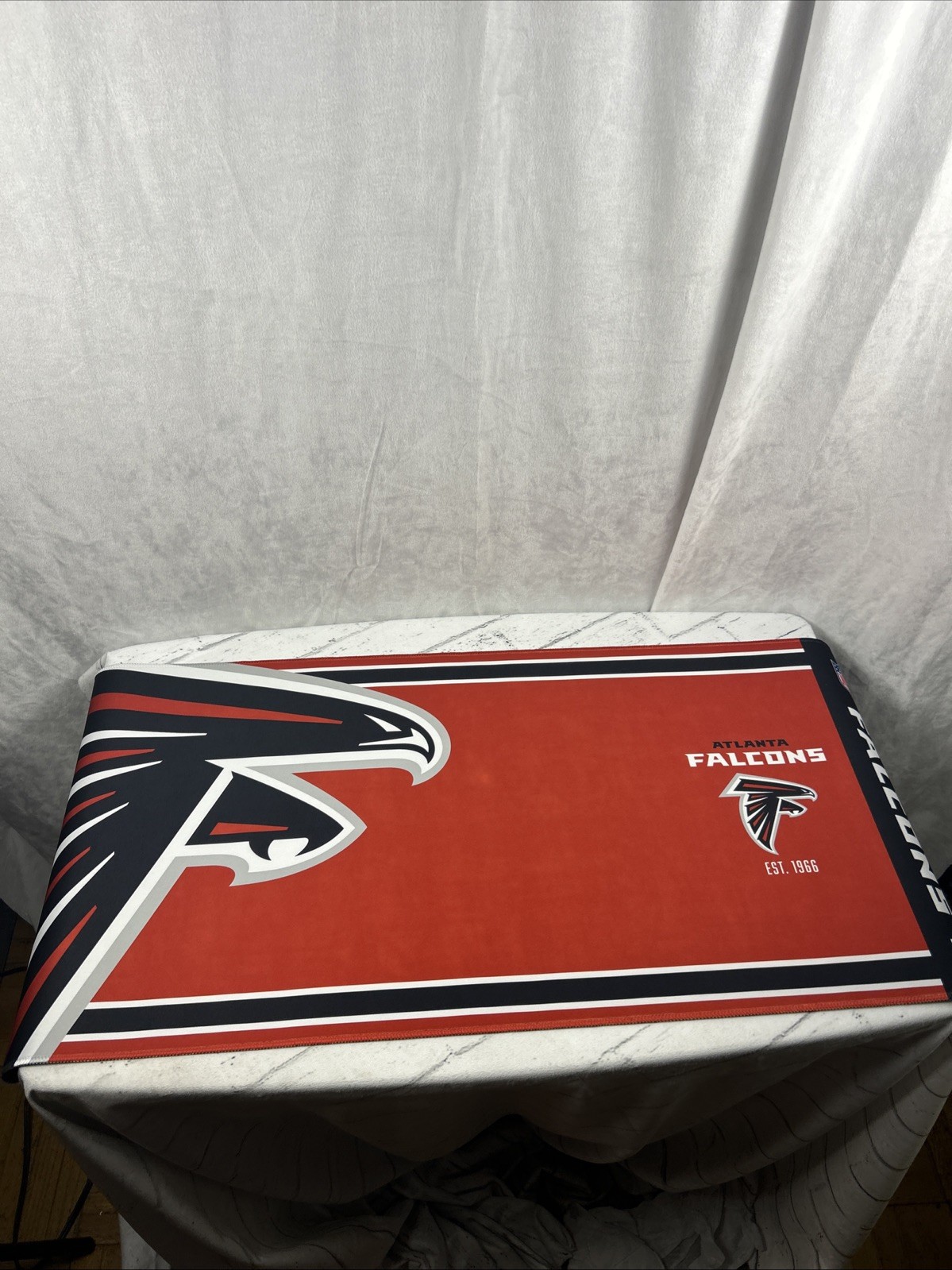 Atlanta Falcons NFL Streaming Gaming Mouse Pad Gaming Desk Mat 16 X 35