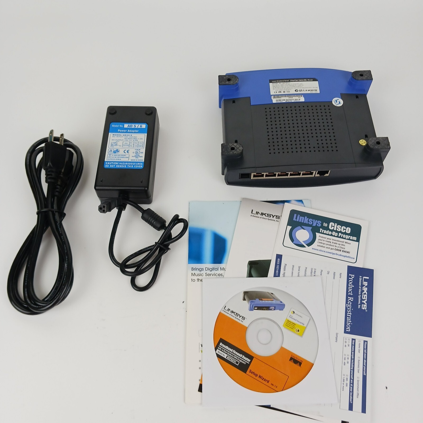 Linksys  4-Port 10/100 Wired Router Instant Broadband Series Model BEFSR41