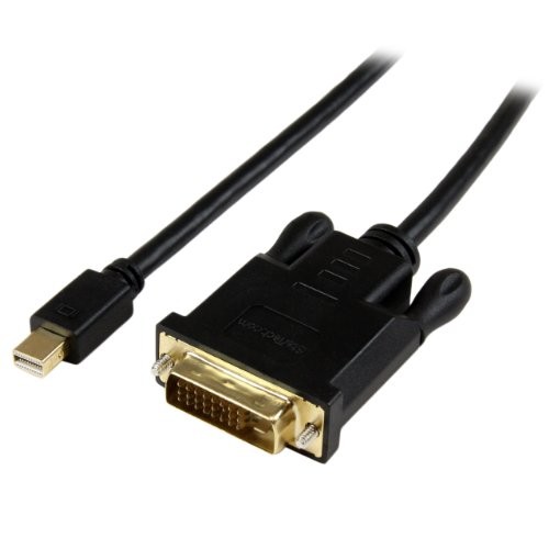Startech IT MDP2DVIMM3BS 3ft Mini DisplayPort to DVI Adapter Black