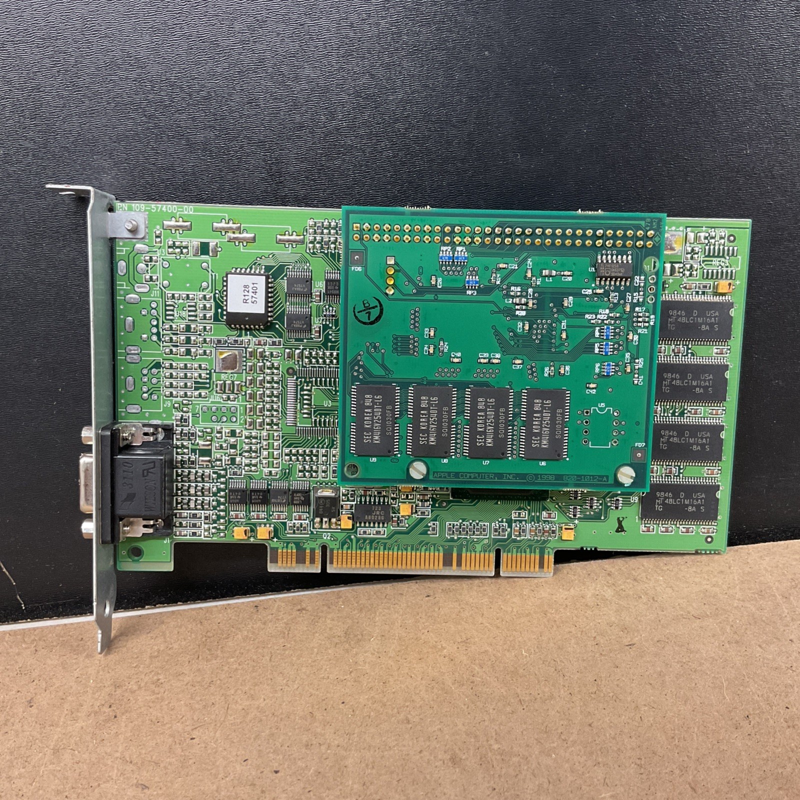 Genuine Apple 820-1012-A ATI Rage128 GL PCI Graphics Card 109-57400-00