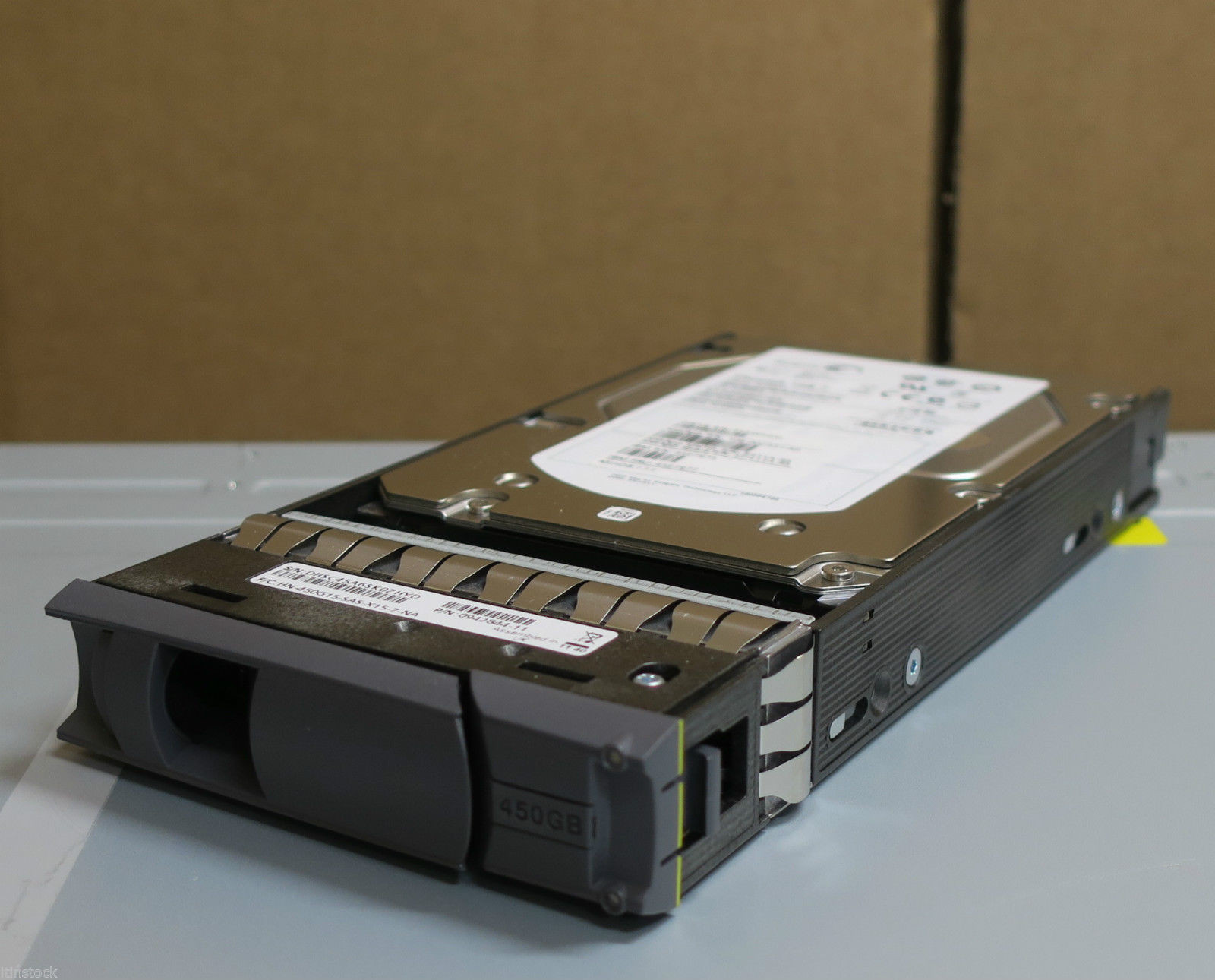 NetApp X411A-R5 SP-411A-R5 3.5" 450GB 15K SAS Hard Drive HDD In Caddy