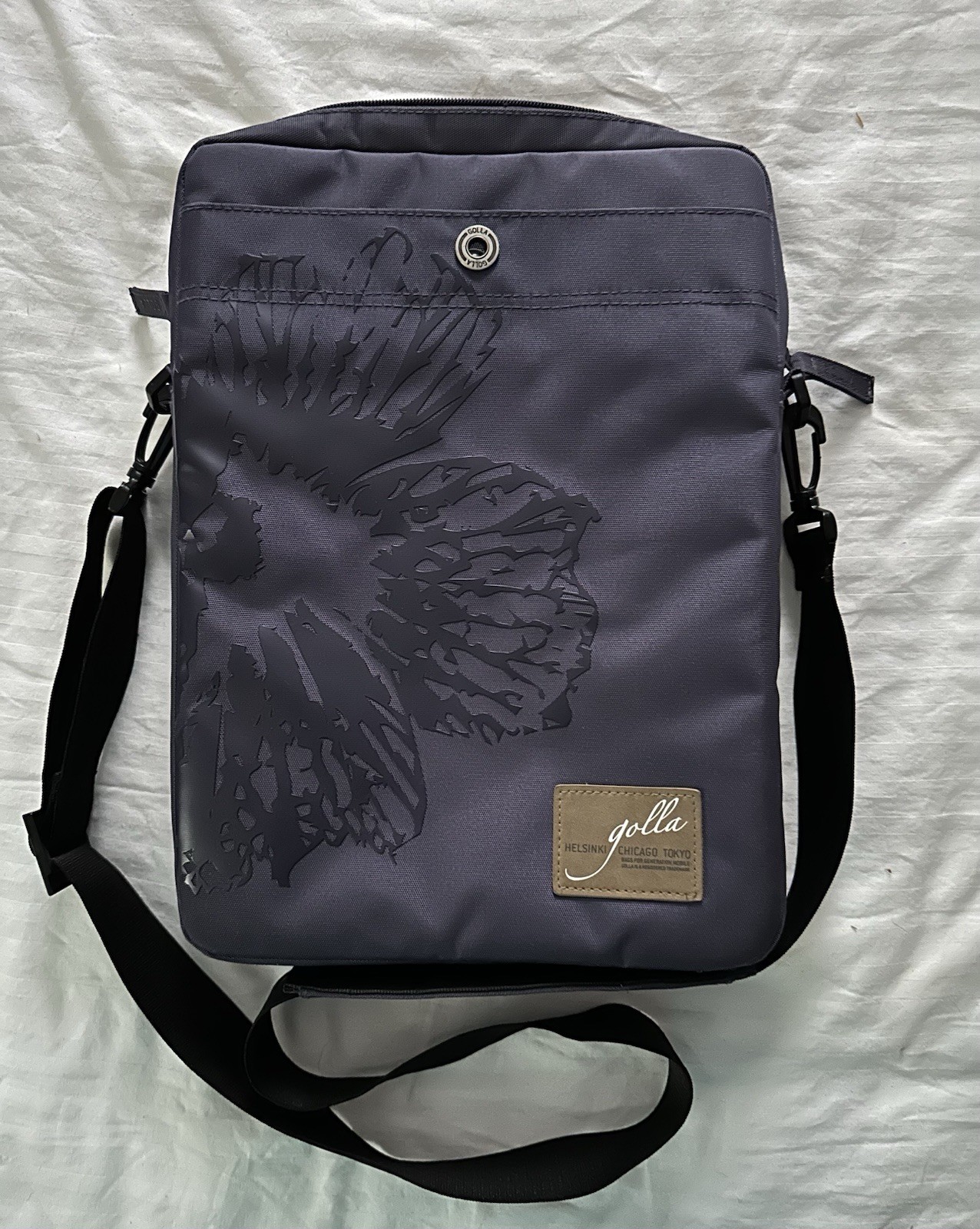 Golla - Generation Mobile Laptop Bag. Purple Excellent Condition Flower Print