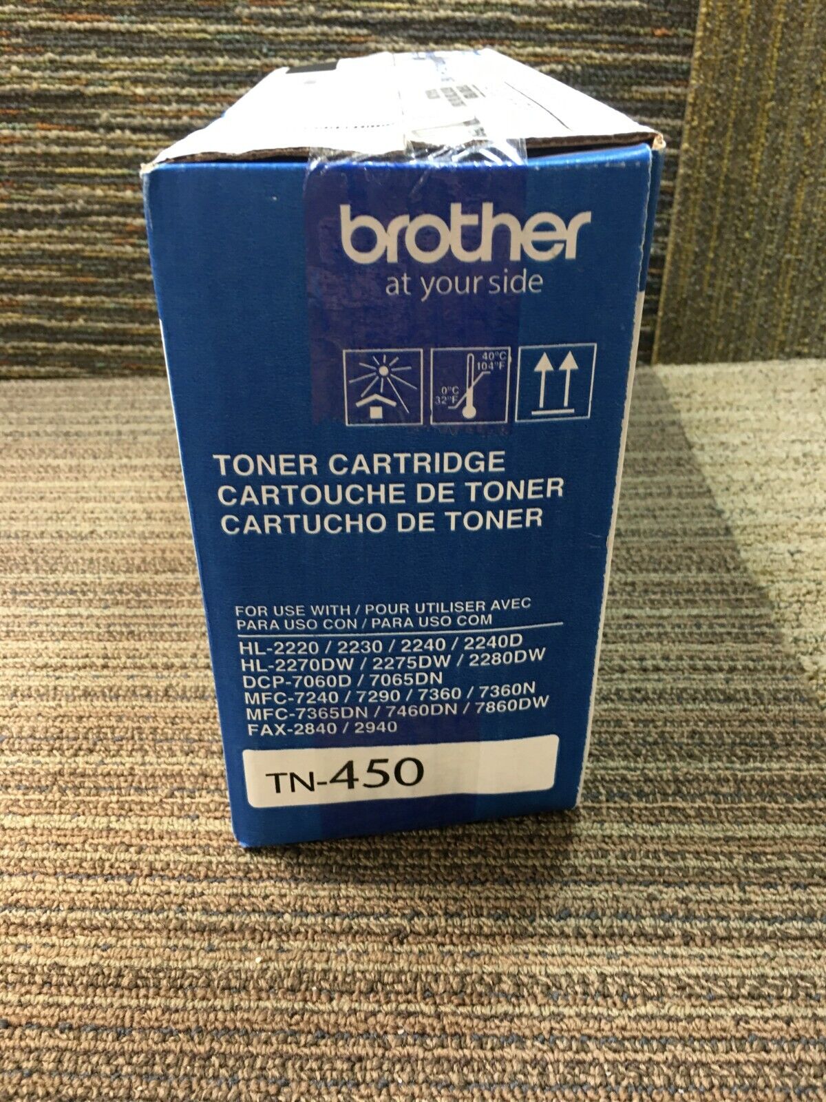 Genuine Brother TN450 Black Toner HL 2220 2230 2270dw dcp-7060dn fax-2840
