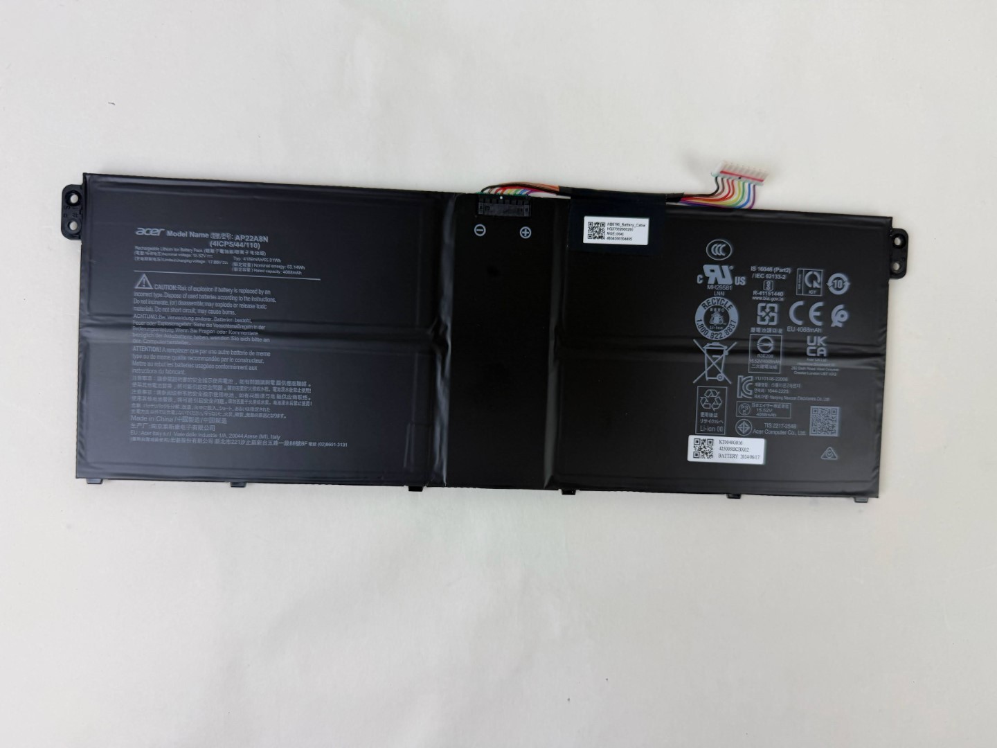 OEM Genuine AP22A8N Battery for Acer Swift Go 16 SFG16-72T-95LG