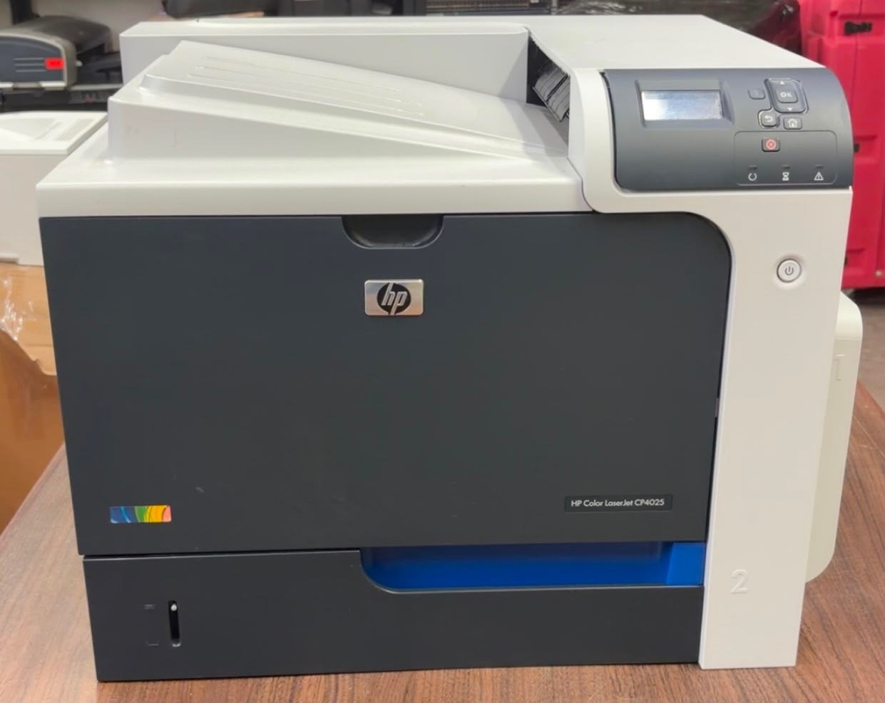 HP Color LaserJet CP4025 Color Laser Printer – Tested – New Solenoids –CC489A