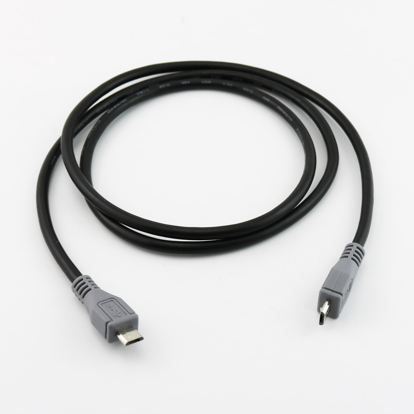 1x Micro USB B Male to Micro USB B Male OTG Converter Adapter Data Cable 3ft/1m