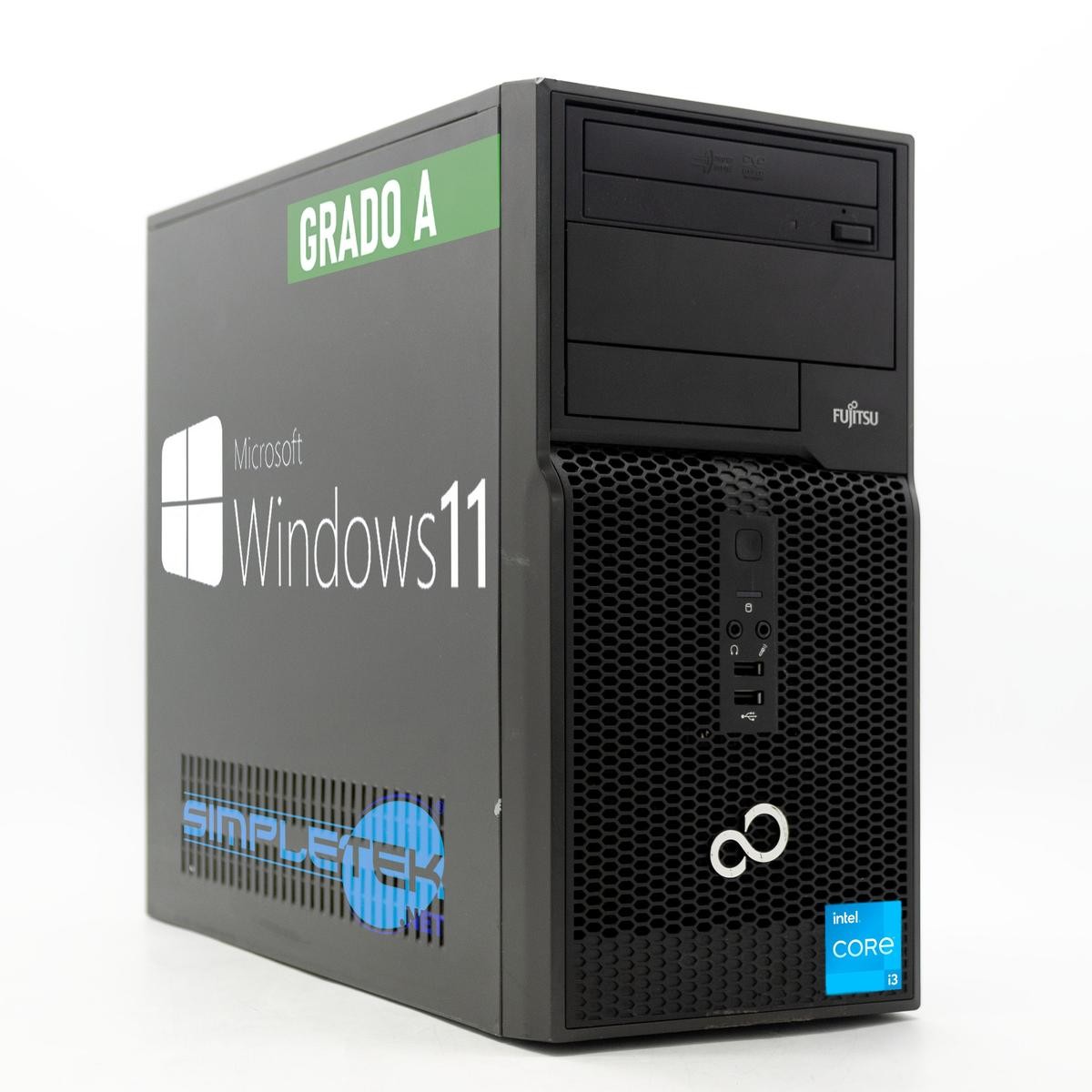 Fujitsu Esprimo P400 Core I3 Windows 11 Pro 16GB 480GB Desktop Computer DVI VGA