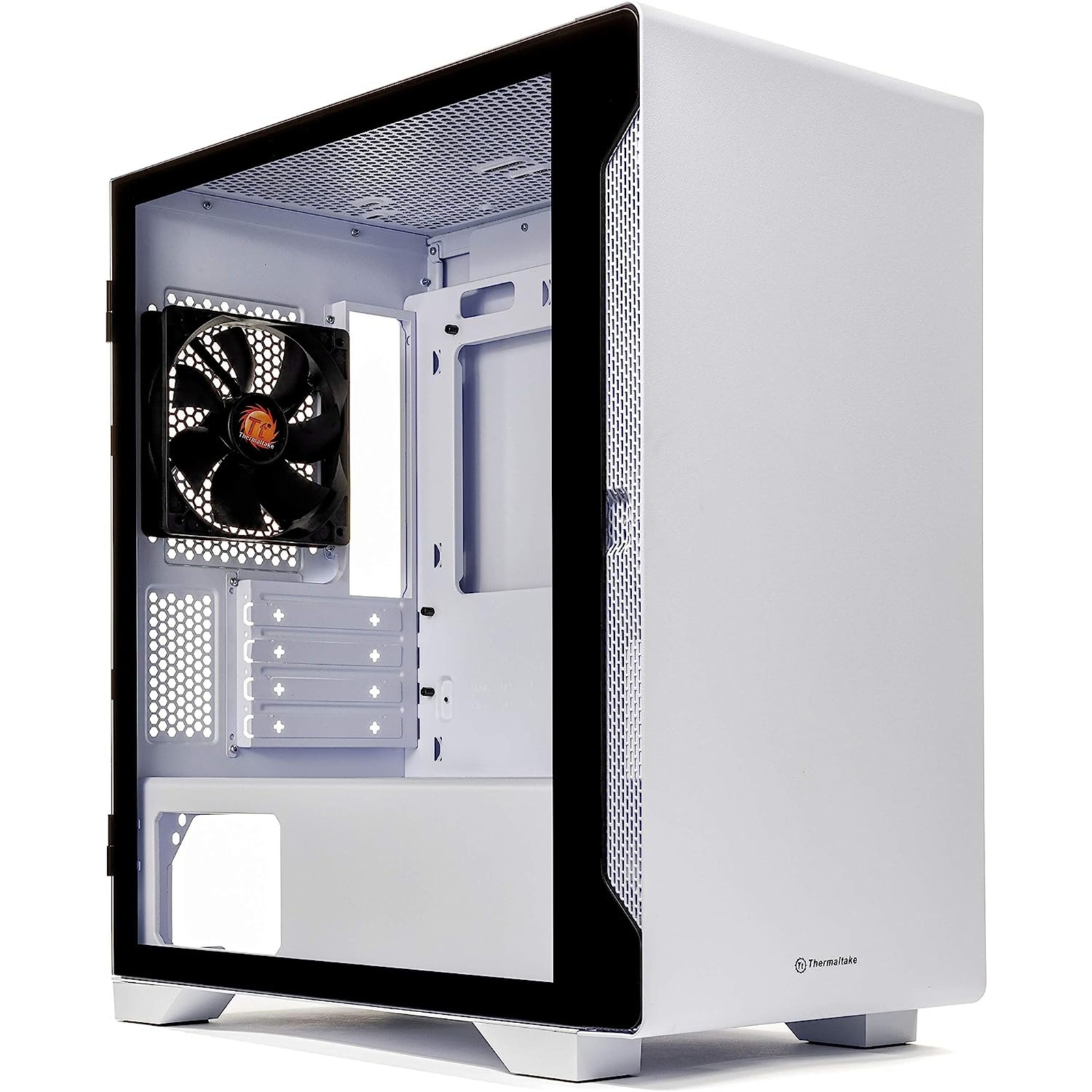 Thermaltake S100 Tempered Glass Snow Edition Micro-ATX Mini-Tower Computer Case