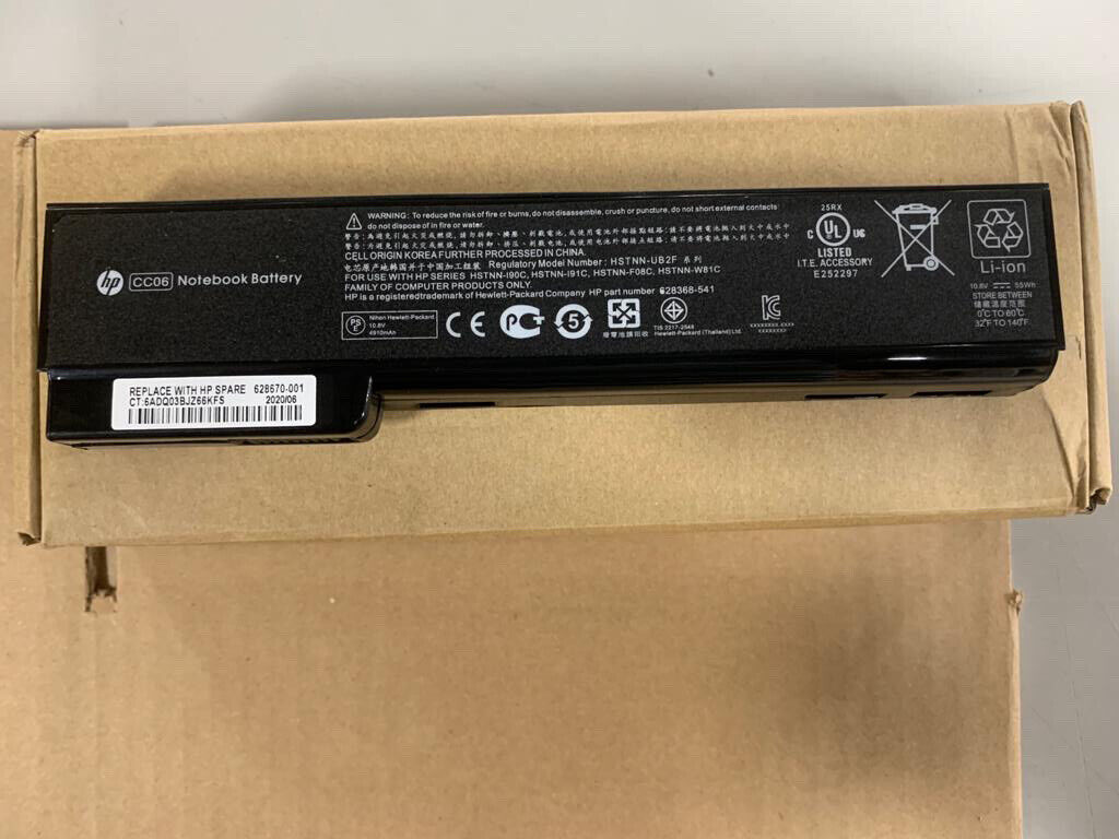 New Genuine HP EliteBookp ProBook Battery CC06 628666-001 628668-001 628670-001