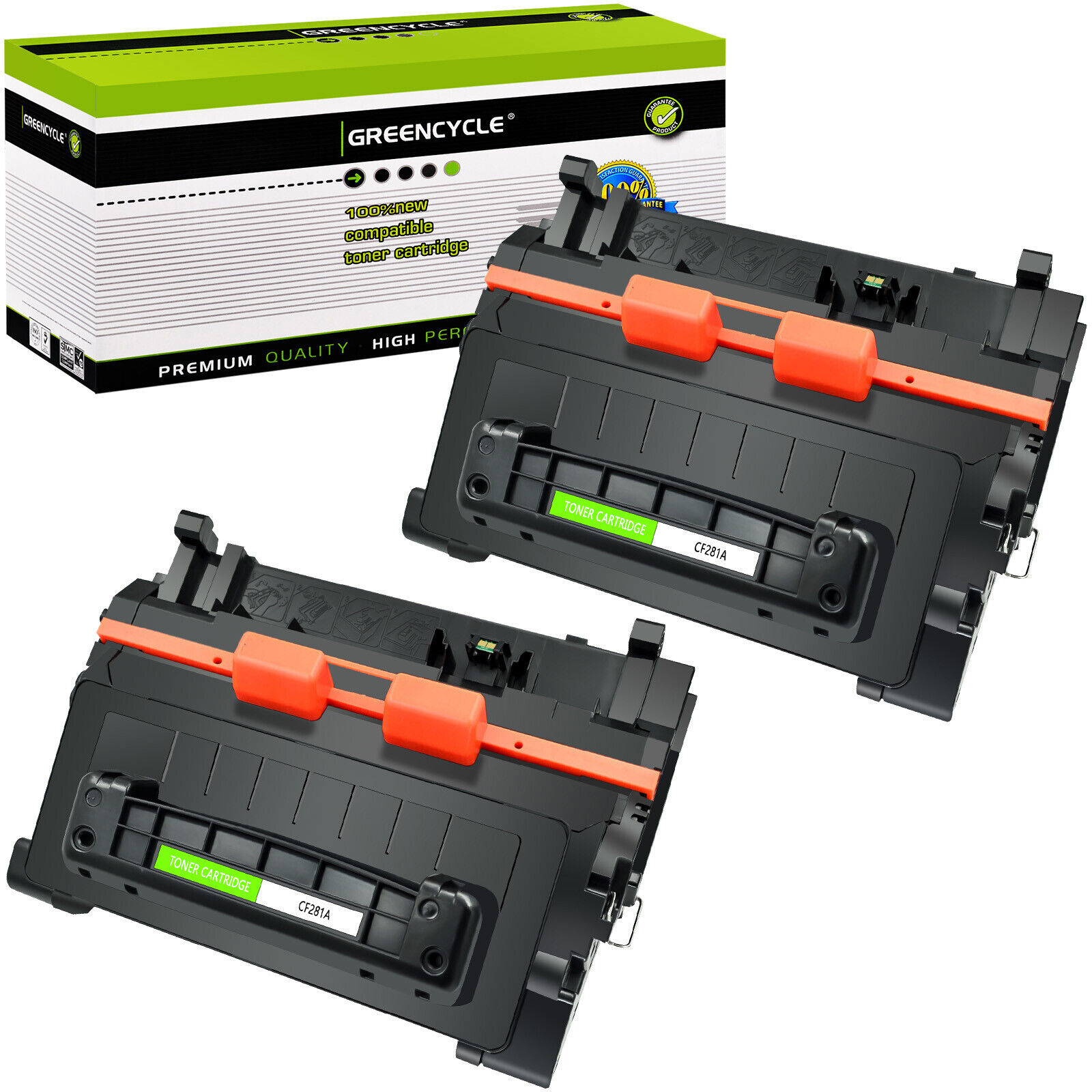2PK CF281A Black Toner fit for HP 81A LaserJet M604 M604dn M605X M606dn Printer