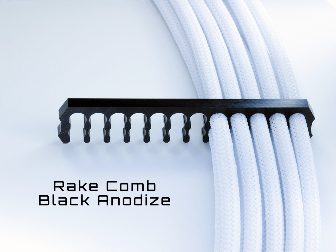 Clockwerk Industries | Rake Comb | Aluminum | Black