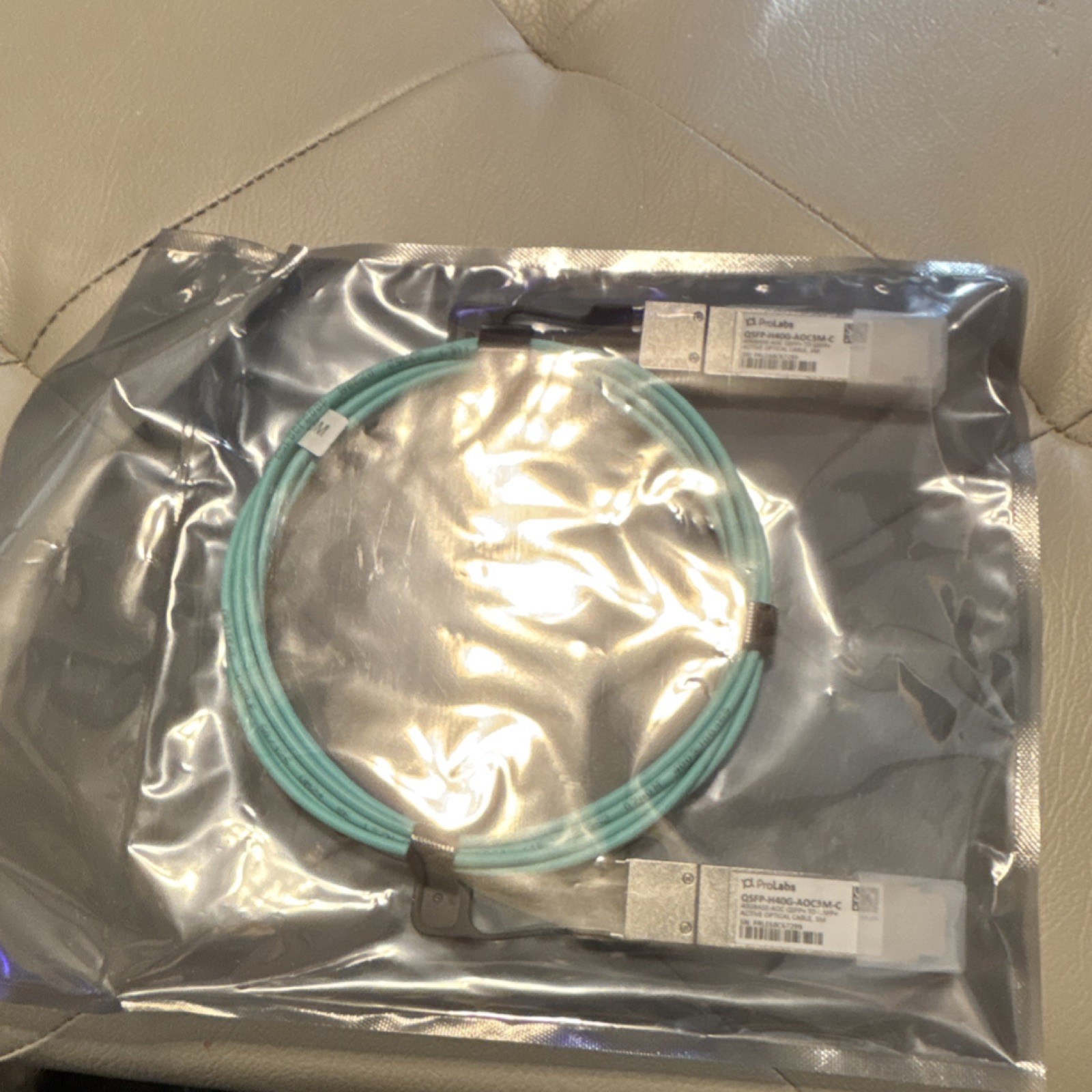 ProLabs QSFP-H40G-AOC3M-C Active Optical Cable QSFP to QSFP 53m Aqua