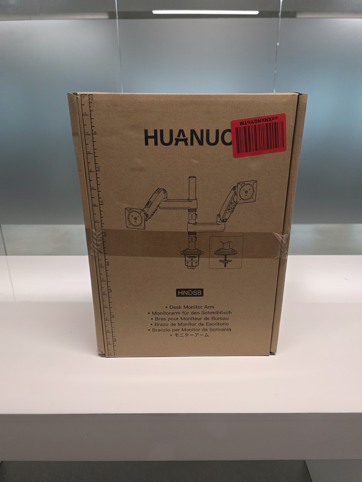 HUANUO 17-32" Dual Monitor Stand Vertical Dual Monitor Mount HNDS8
