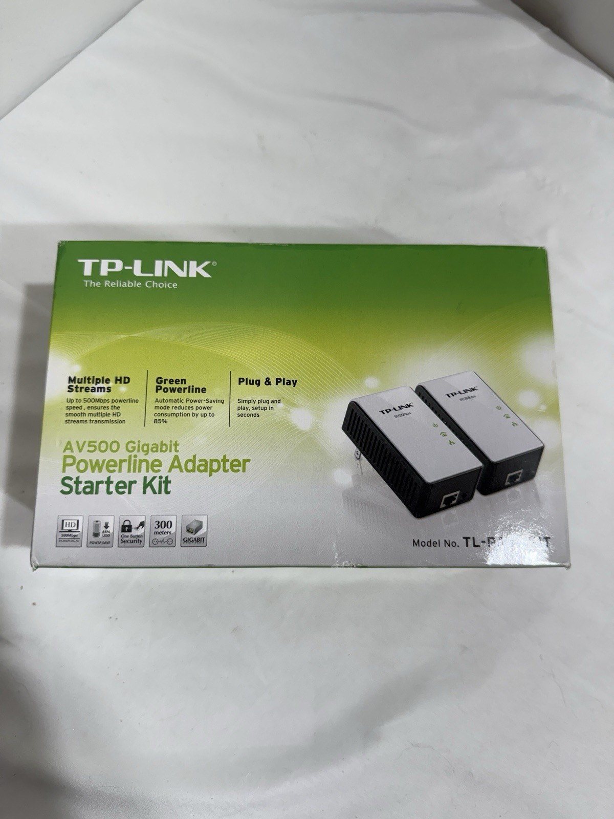 TP-Link TLPA511KIT AV500GB Power line Adapter 