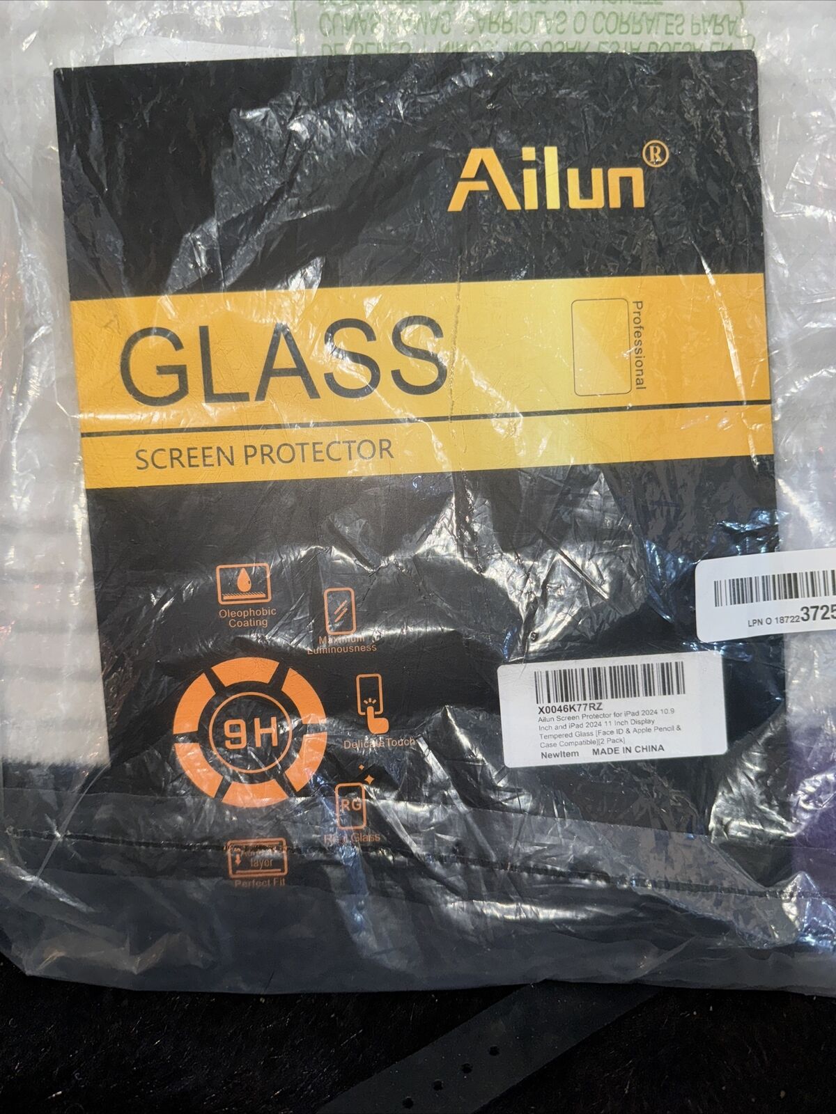 Ailun glass screen protector Tempered Glass for ipad 10.9-11” 2024 edt 2 Pack