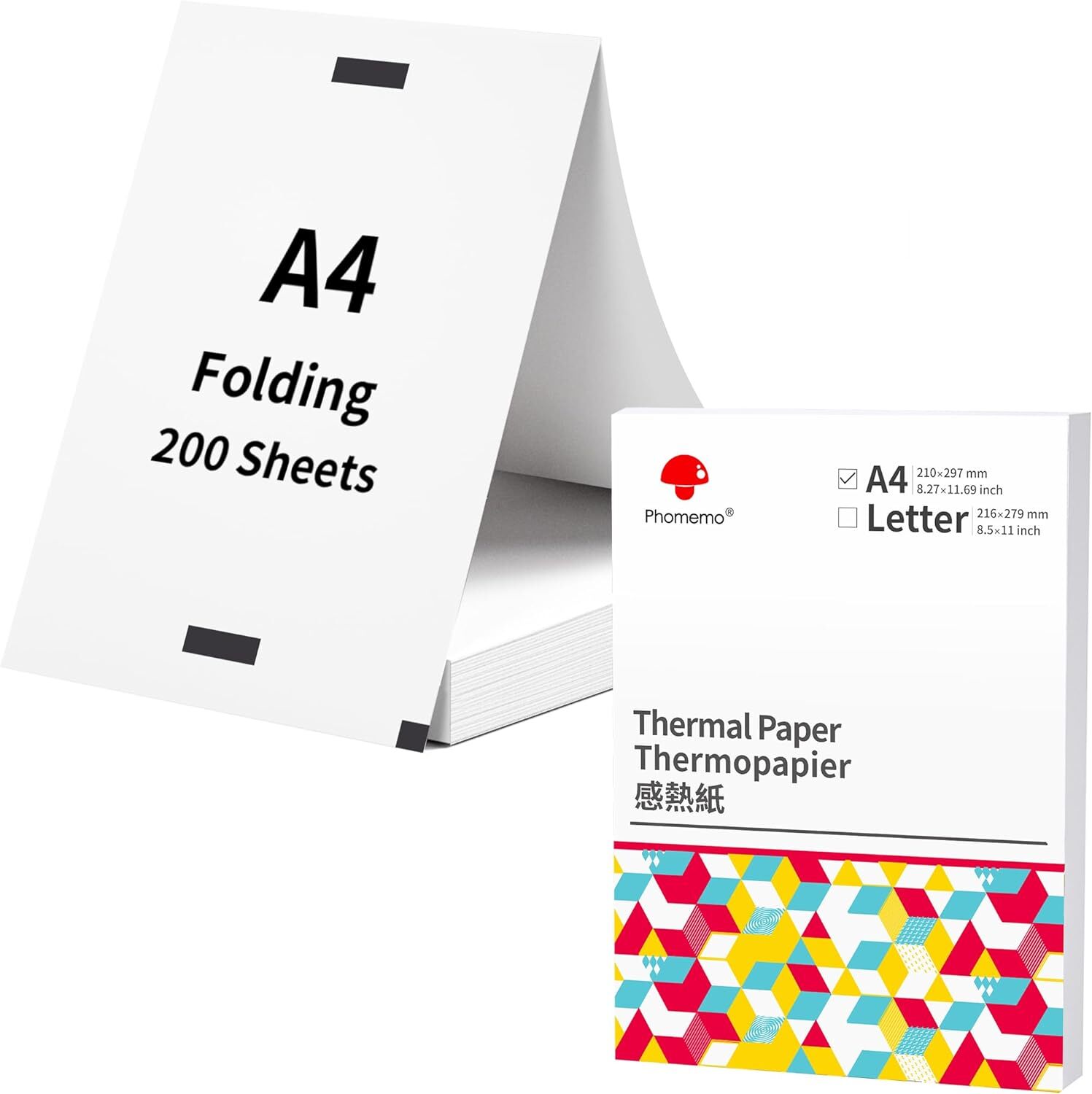 100-500PCS A4 Thermal Printer Papers Compatible for HPRT MT800 MT800Q M08F PJ762