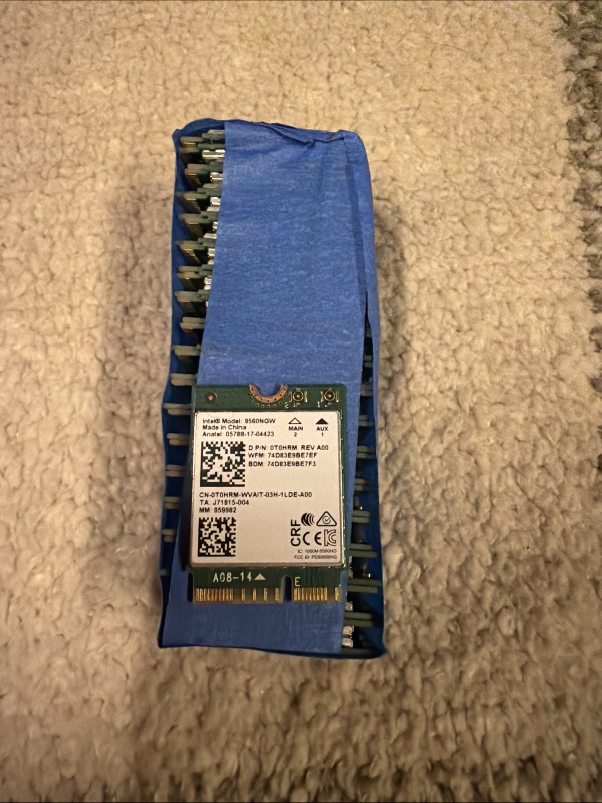 Lot Of 36x Intel 9560NGW Wireless-AC M.2 2230 WiFi + Bluetooth 5 Card 01AX768