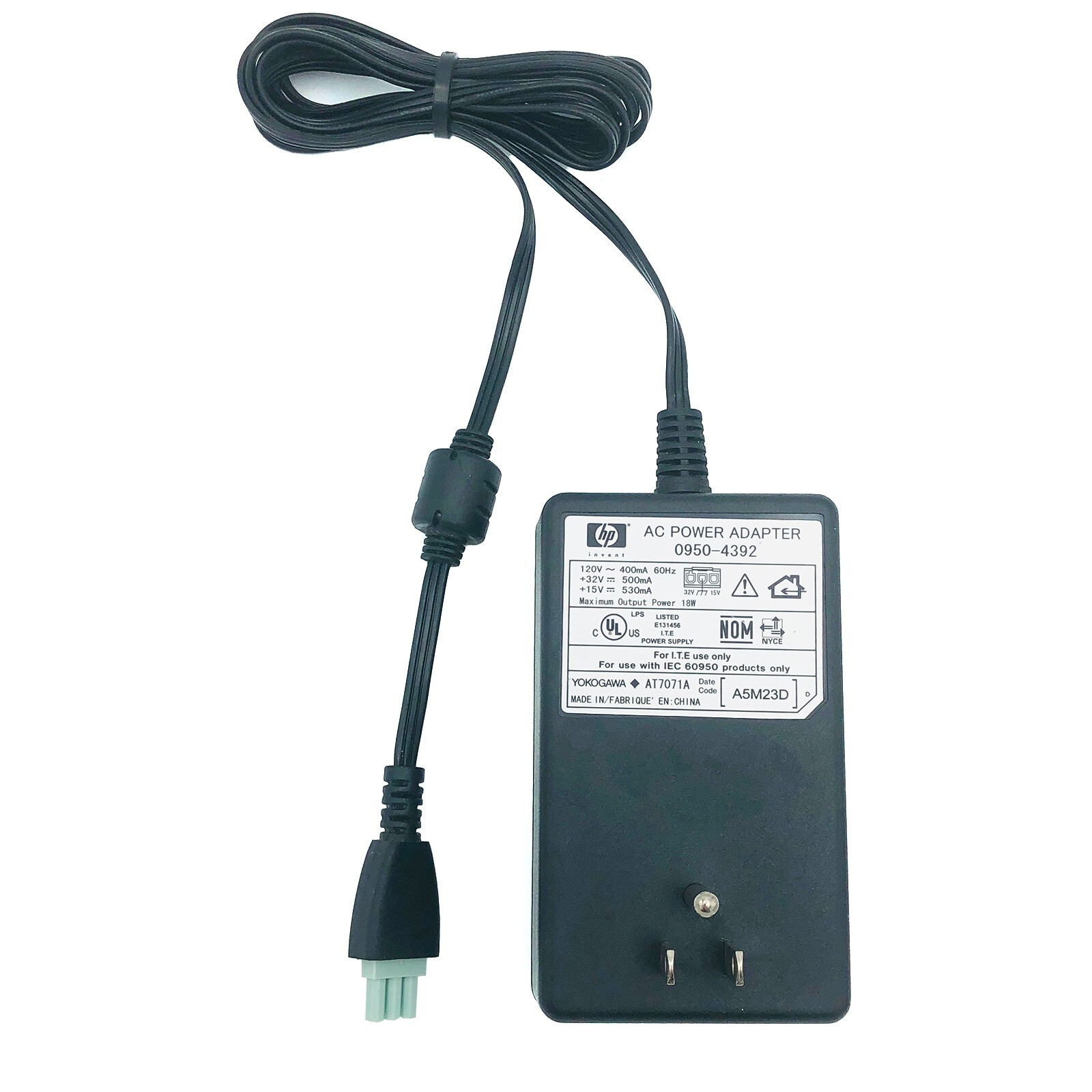 Genuine 18W HP AC DC Adapter Model 0950-4397 ONLY USA Input 120V 60Hz OEM