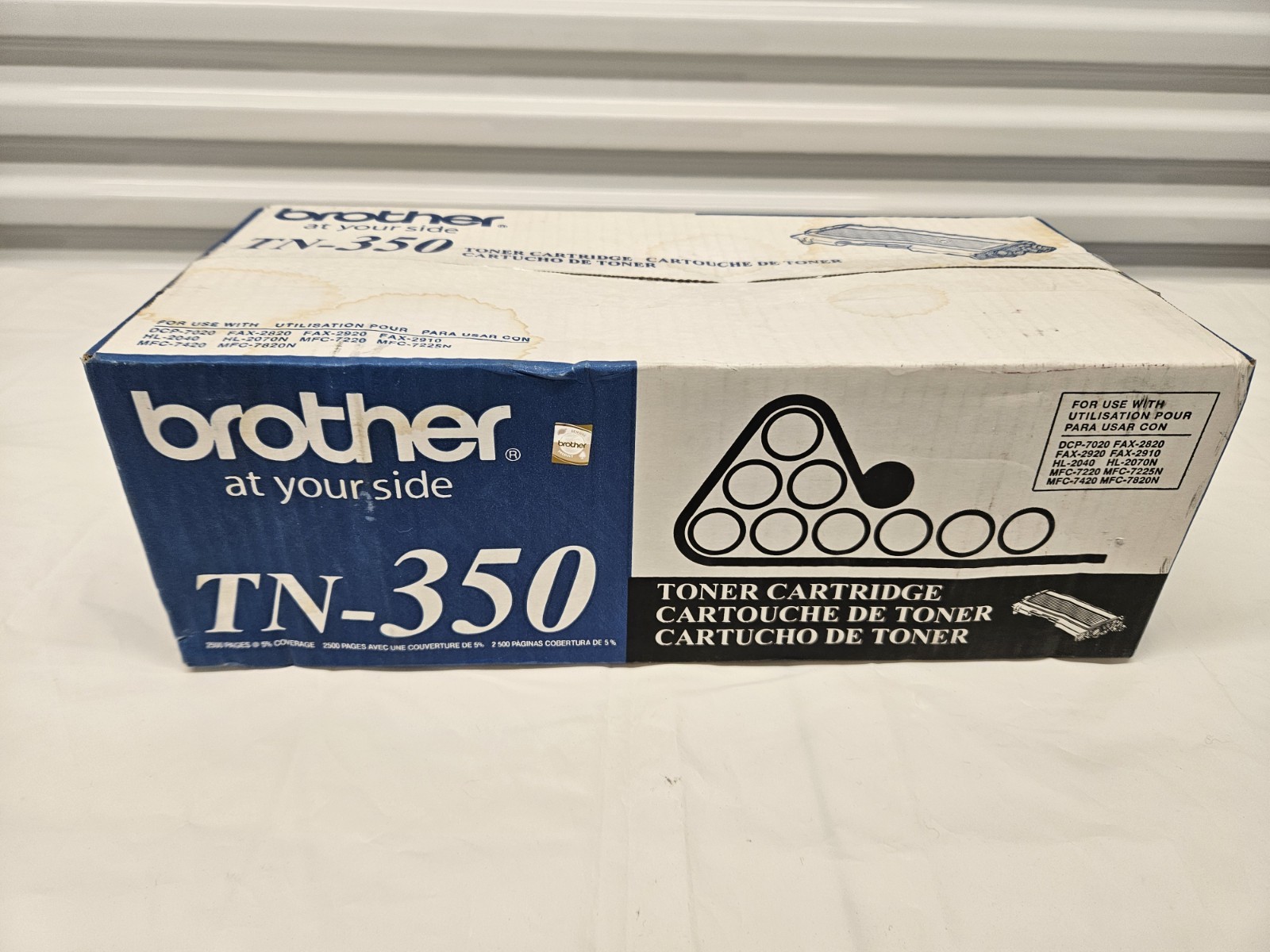 Brother TN350 2500 Pages Toner Cartridge - Black Genunine