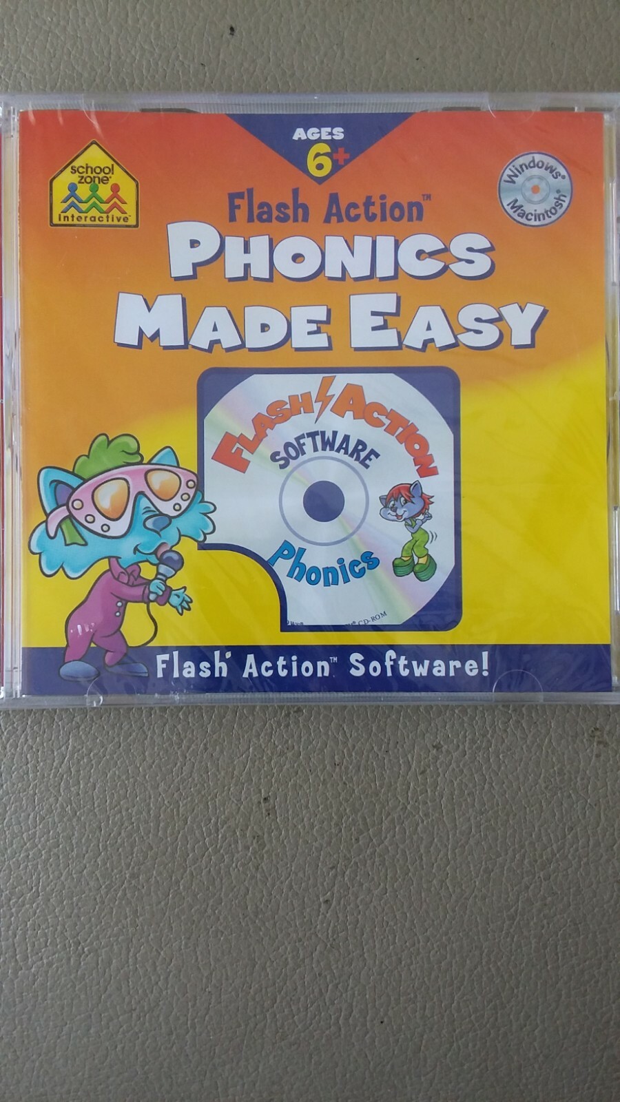 Flash Action Phonics Made Easy - Ages 6+ (Win/Mac) CD-ROM DK Scholastic
