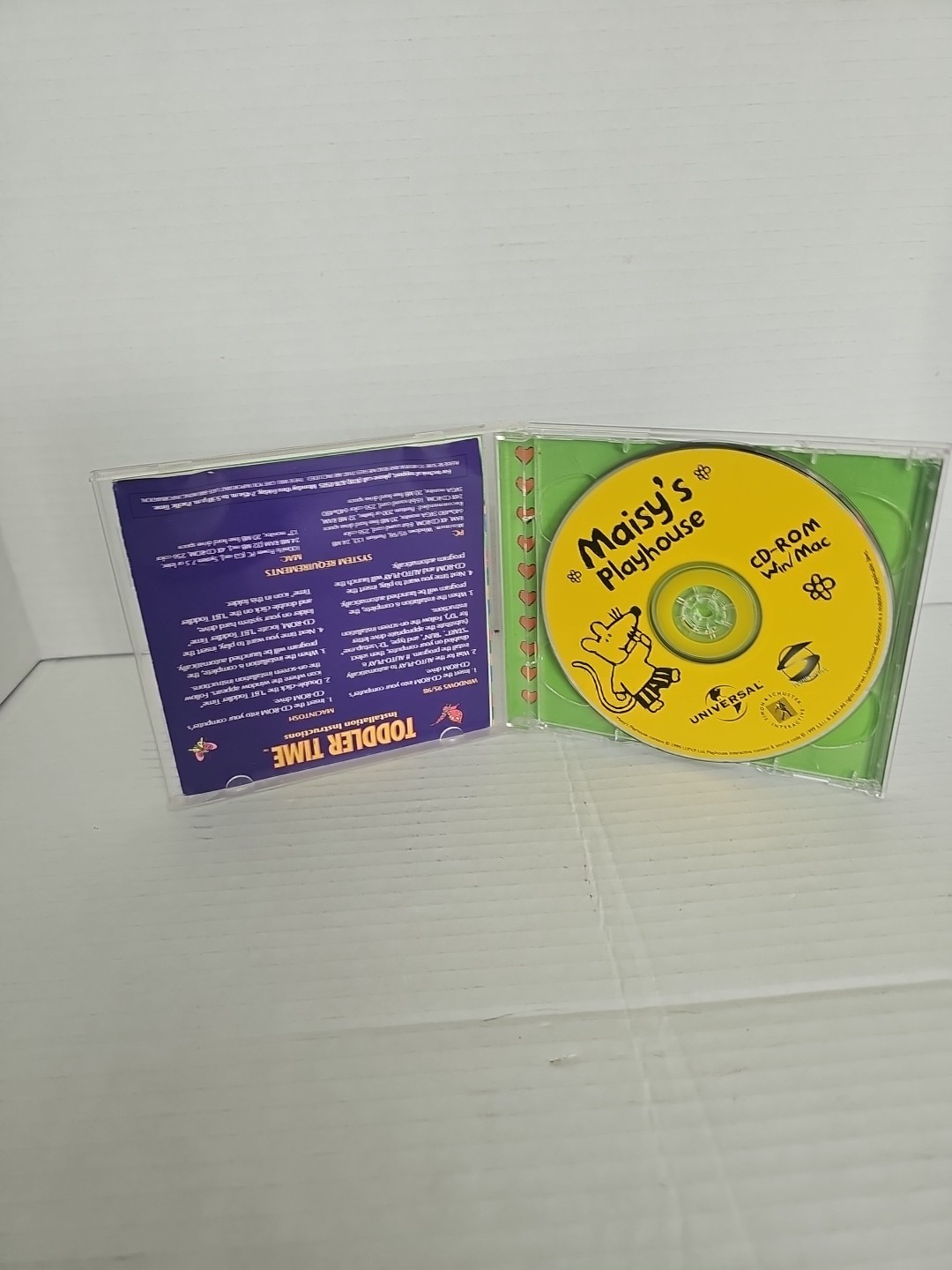 Simon & Schuster Maisy's Playhouse for PC, Mac CD ROM B31 Kids Vintage Computer 