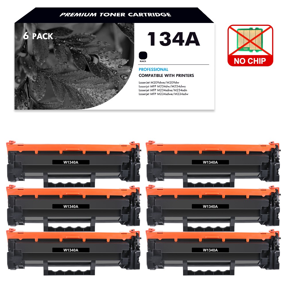 6PK 134A W1340A Toner Cartridge For HP LaserJet M209 M209dw MFP M234dw M234sdw