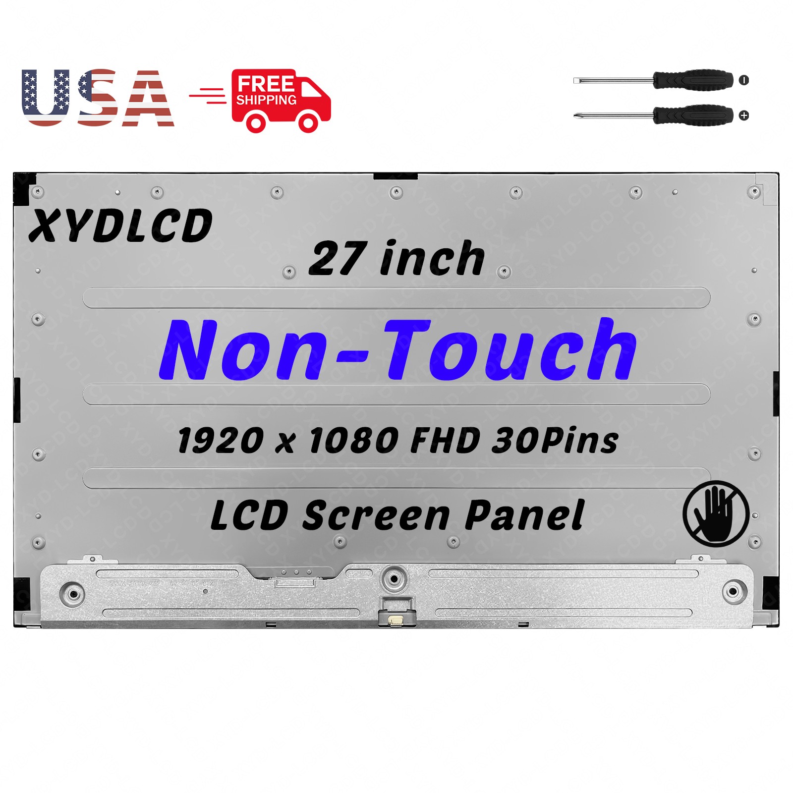 27" for HP All-in-One PC P/N P08182-007 LCD Non-Touch Screen Replacement IPS FHD