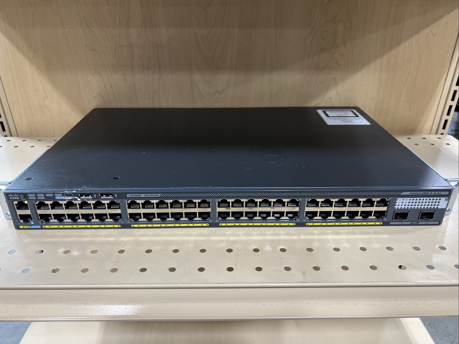 Cisco Catalyst 2960-XR Series WS-C2960XR-48TS-I Ethernet Switch Dual Power