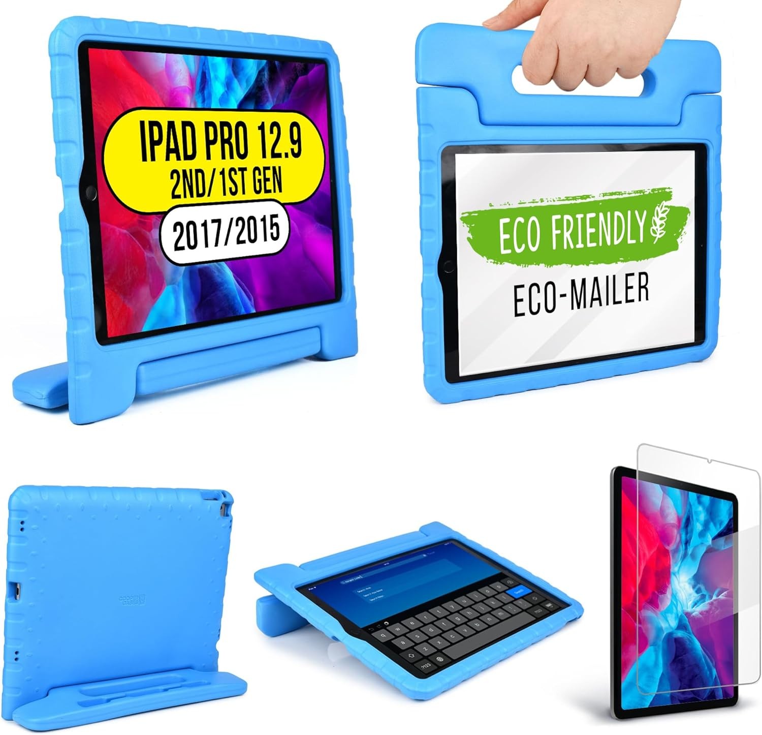 Official Cooper Dynamo iPad Pro 12.9 (1st gen 2015, 2nd 2017), Candy Blue 