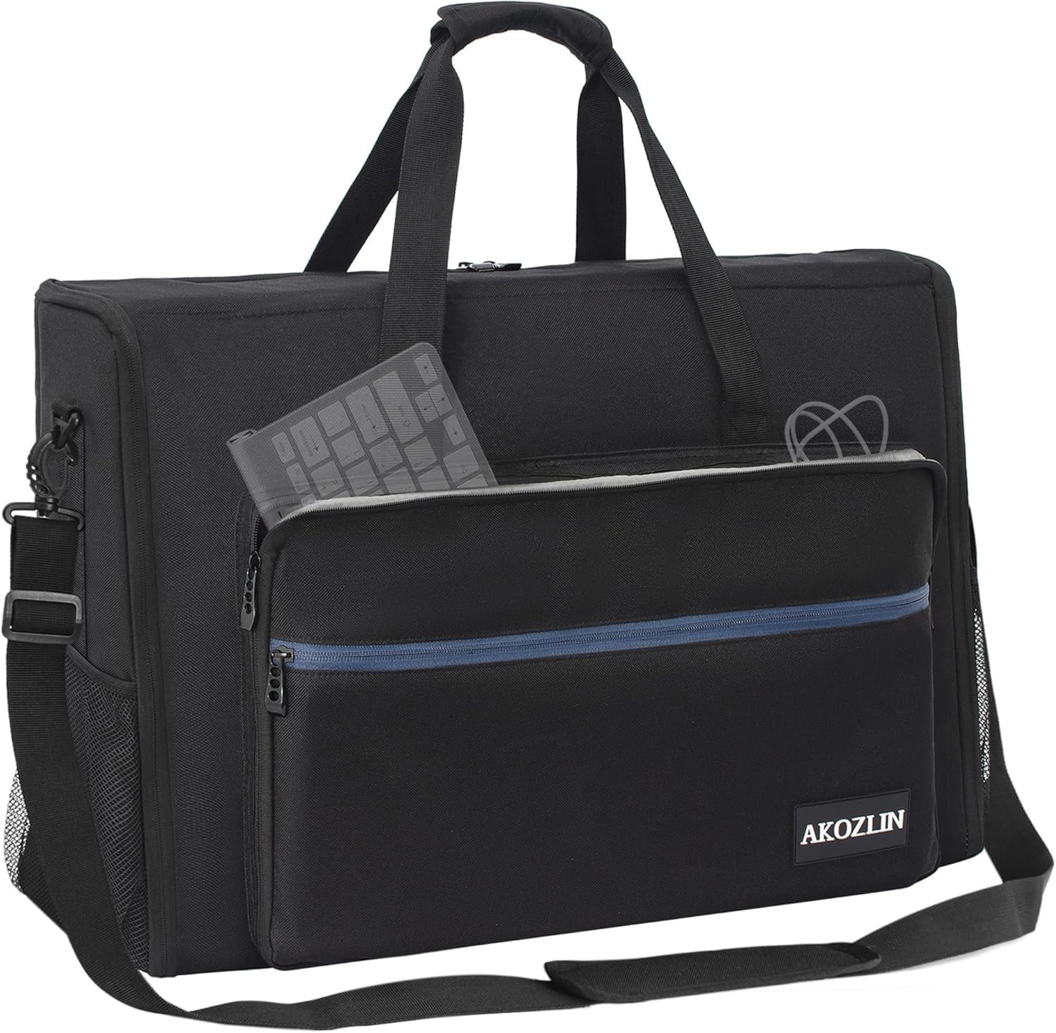 AKOZLIN 27"-32" Dual Monitor Carrying Case, Padded TV Travel Case