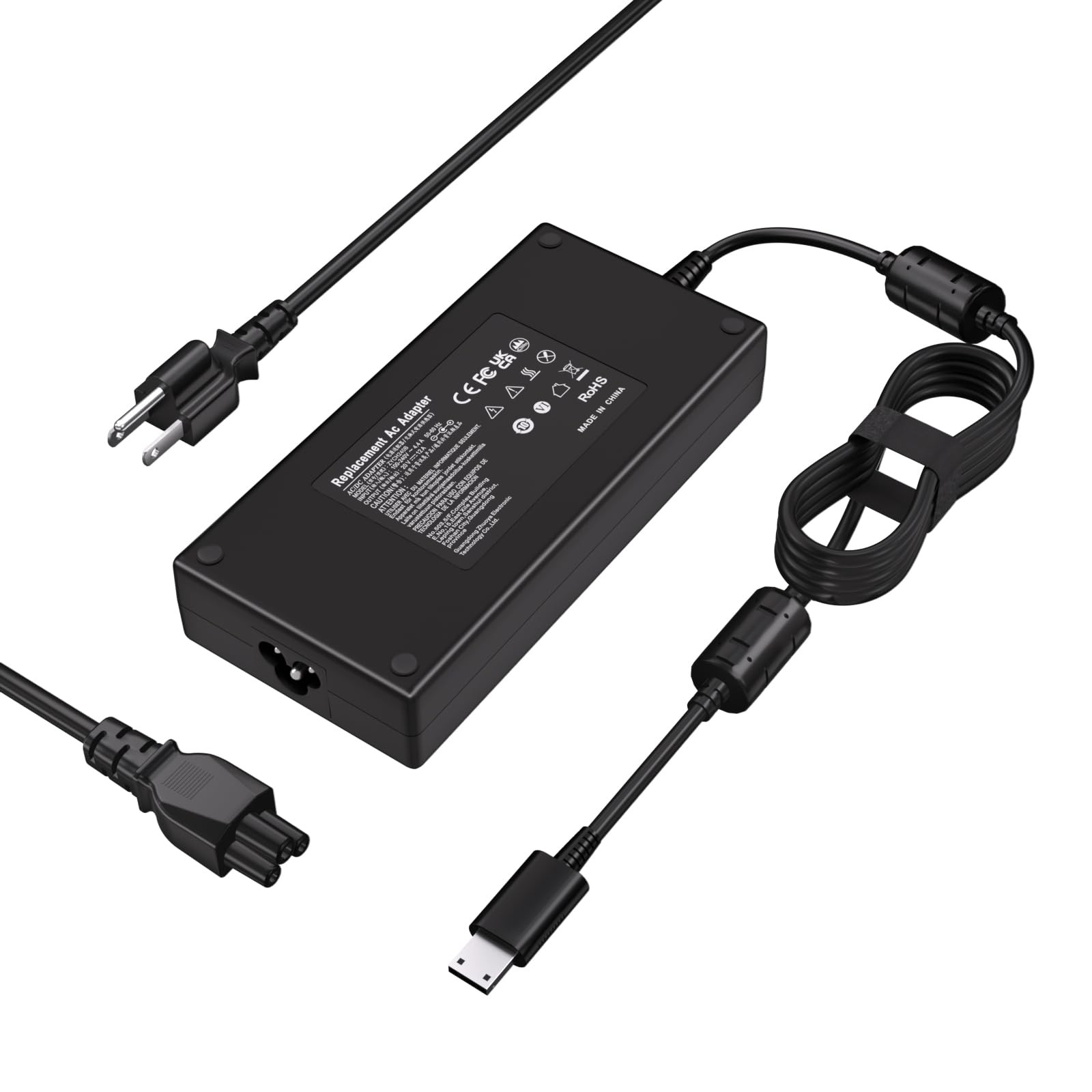20V 12A 240W for MSI Laptop Charger USB Tip, Compatible with GS77 GE76 GE66 R...
