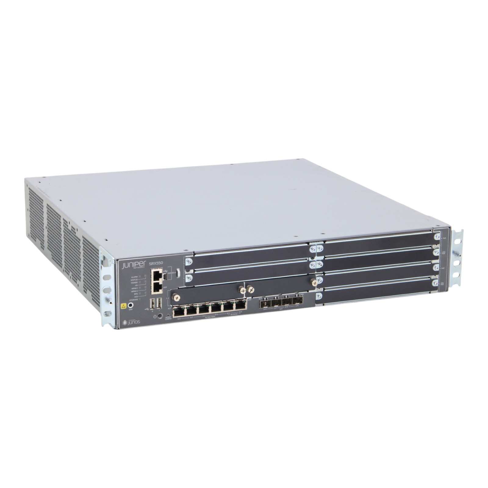 Juniper SRX550-645AP 6x 1GbE RJ-45 4x SFP Red. PSU Services Gateway Appliance
