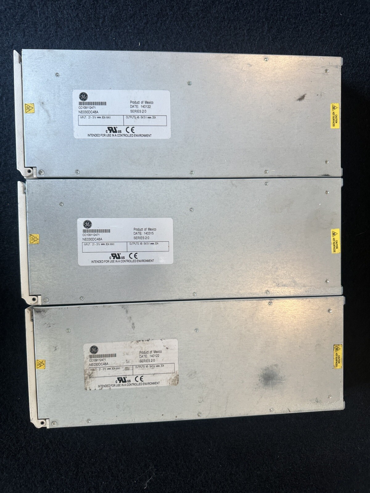 3 GE POWER SYSTEMS NE030DC48A 30V, 48A Rectifier. 21-30Vdc Input Voltage Range