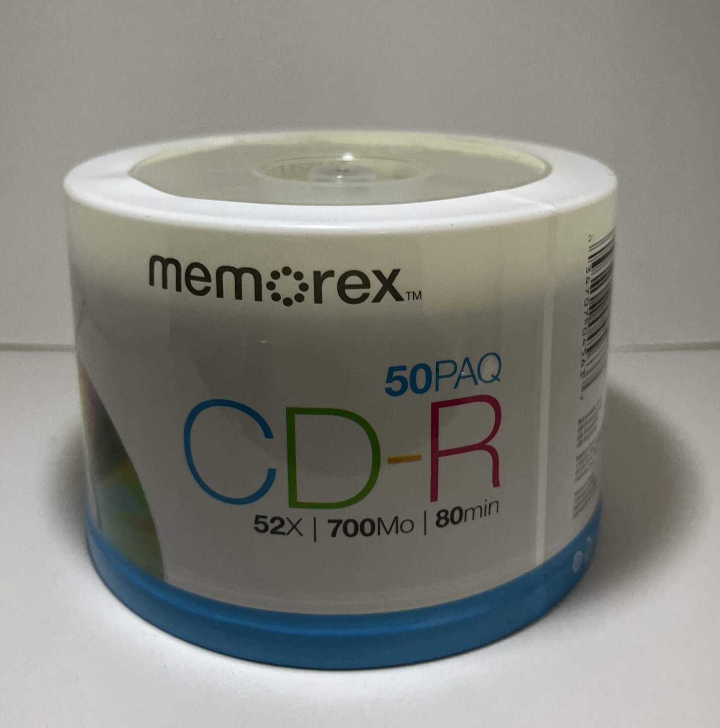 FACTORY SEALED Memorex CD-R 52x 700MB 80Minute Package of 50 CDs Discs